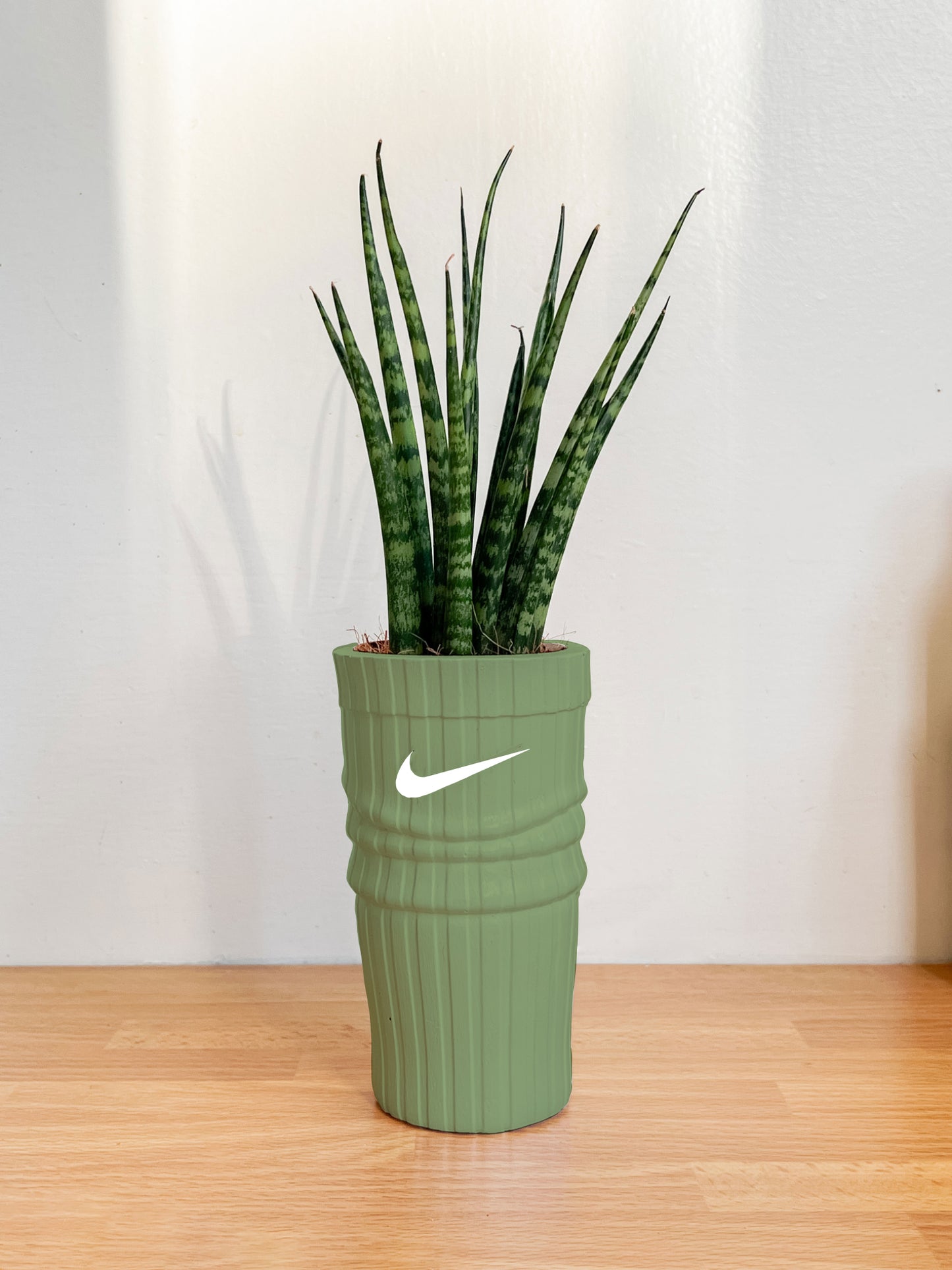 Vaso Nike Sock inspired Verde Salvia