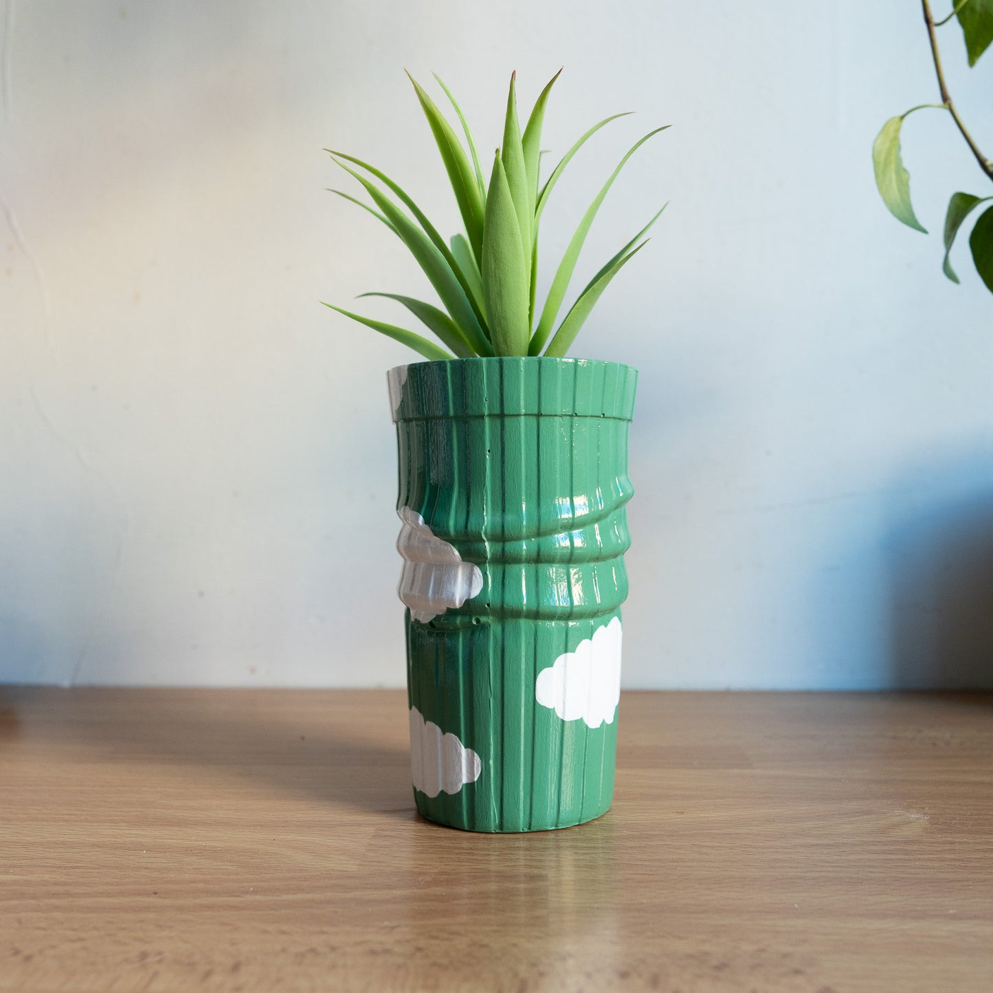 Vaso Nike Sock inspired Verde Salvia Clouds